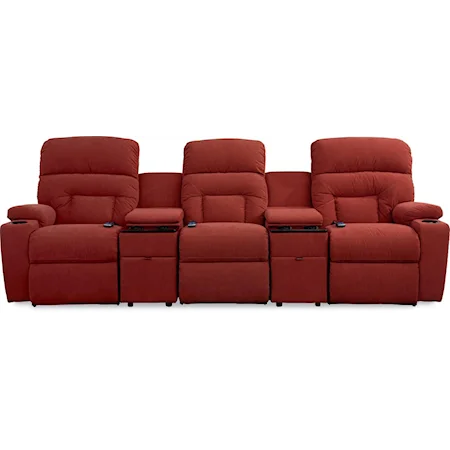 5 Pc Reclining Home Theater Group with Power Recline+